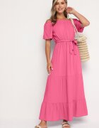 j&x Rochie roz închis din viscoză Telephanassa