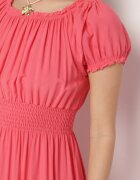 j&x Rochie Roză cu Croială Cloș și Decolteu Tip Barca Miranea