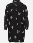 j&x Rochie tip cămașă Neagră cu nasturi și mâneci reglabile Xatella