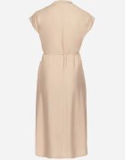 j&x Rochie tip cutie Bej din viscoză cu o curea subțire și buzunare Lumivorae
