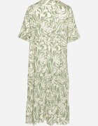 j&x Rochie Verde din Vâscoză cu croi simplu cu legătură cu imprimeu floral Edirania