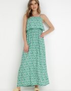j&x Rochie Verde din Vâscoză Melline