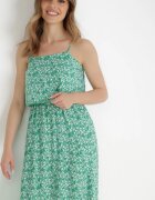 j&x Rochie Verde din Vâscoză Melline