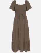 j&x Rochie verde închis cu Vâscoză In și Top elastic Ellisena