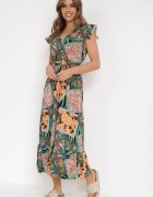 j&x Rochie Verde Pironeus