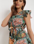 j&x Rochie Verde Pironeus