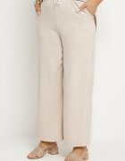 j&x Set bej deschis oversize Bluză și Pantaloni largi Amisora