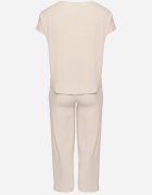 j&x Set bej deschis oversize Bluză și Pantaloni largi Amisora