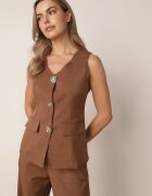j&x Set de vară cu conținut ridicat de bumbac vestă și pantaloni Teledia Maro