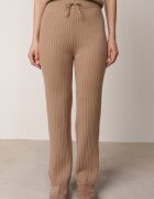 j&x Set din tricot cu bumbac 3 piese: cardigan pantaloni și vestă Vordelia Bej