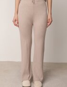 j&x Set din tricot cu bumbac 3 piese: cardigan pantaloni și vestă Vordelia Bej deschis