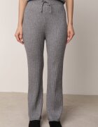 j&x Set din tricot cu bumbac 3 piese: cardigan pantaloni și vestă Vordelia Gri