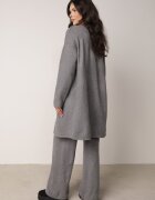 j&x Set din tricot cu lână și bumbac pantaloni cardigan și vestă Cardemia Gri