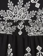 j&x Set din viscoză cu pantaloni largi și bluză lejeră cu imprimeu paisley Thela Negru