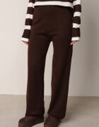 j&x Set tricot cu bumbac pulover în dungi cu nasturi decorativi și pantaloni Tiuves Maro