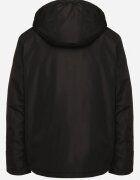  Jachetă de vânt Negru cu glugă și șnururi Leonae