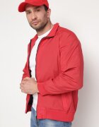  Jachetă Roșie tip windbreaker cu buzunare cu fermoar Nollafa