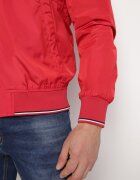  Jachetă Windbreaker Roșie cu Glugă și Buzunare cu fermoar Aridiga