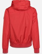  Jachetă Windbreaker Roșie cu Glugă și Buzunare cu fermoar Aridiga