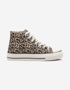 joalice paris Adidași leopard peste gleznă decorați cu imprimeu în relief Jollevia