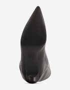 joalice paris Cizme fără șireturi cu toc stiletto și carâmb stratificat Skaline Negre