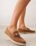 joalice paris Mocasini Maro Deschis cu ornament metalic dreptunghiular