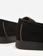 joalice paris Mocasini Negri din Imitație de Velur Decorați cu Aplicație cu Pandantive Peleg