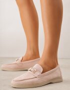 joalice paris Mocasini Roz cu ornament metalic dreptunghiular Aeleorane