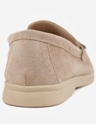 joalice paris Moccasini Bej închis cu Ornament Metalic Dreptunghiular Aeleorane
