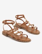 joalice paris Sandale Maro Gladiator cu Aplicații Metalice și Catarame Nimiellae