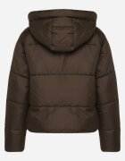 jstyle Geacă Verde închis Matlasată Puffer cu Glugă Miviera