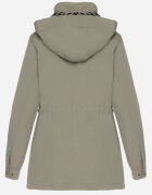 jstyle Jachetă Parka Verde închis Strânsă în talie Aridra