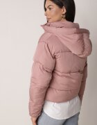jstyle Jachetă Puffer matlasată roz cu glugă Miviera