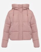 jstyle Jachetă Puffer matlasată roz cu glugă Miviera