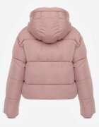 jstyle Jachetă Puffer matlasată roz cu glugă Miviera