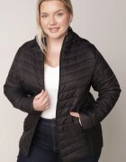 jstyle Jachetă Ușoară Neagră de tranziție cu Matlasare și Glugă detașabilă Alissara