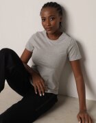 jstyle T-shirt Gri de bumbac în Stil Clasic Nedila