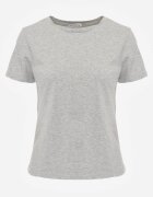 jstyle T-shirt Gri de bumbac în Stil Clasic Nedila