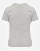jstyle T-shirt Gri de bumbac în Stil Clasic Nedila