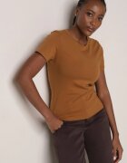 jstyle T-shirt Maro din Bumbac în Stil Clasic Nedila