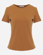 jstyle T-shirt Maro din Bumbac în Stil Clasic Nedila