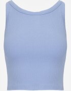 jstyle Top Albastru din Material Reiat Zitessa