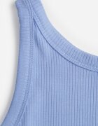 jstyle Top Albastru din Material Reiat Zitessa