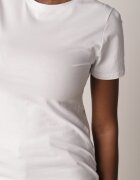 jstyle Tricou Alb de bumbac în Stil Clasic Nedila