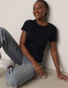 jstyle Tricou de bumbac bleumarin în stil clasic Nedila