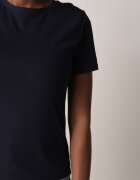 jstyle Tricou de bumbac bleumarin în stil clasic Nedila