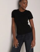 jstyle Tricou Negru Din bumbac În Stil Clasic Nedila
