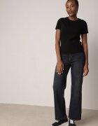 jstyle Tricou Negru Din bumbac În Stil Clasic Nedila