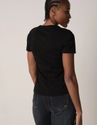 jstyle Tricou Negru Din bumbac În Stil Clasic Nedila