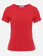 jstyle Tricou Roșu de bumbac în Stil Clasic Nedila